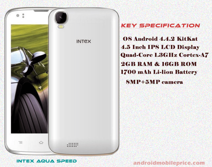 Intex Aqua Speed Full Specification