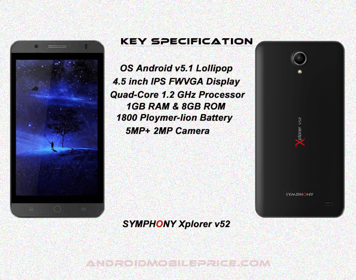 Symphony xplorer v52 price