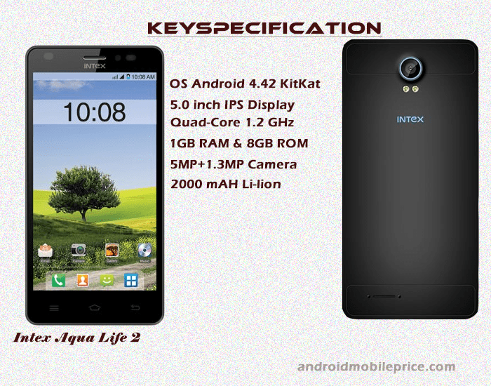intex aqua life 2 specification & price in bangladesh
