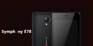Symphony E78 Mobile Full Specifications & Price Symphony E78