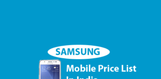 Samsung Mobile Price List In India